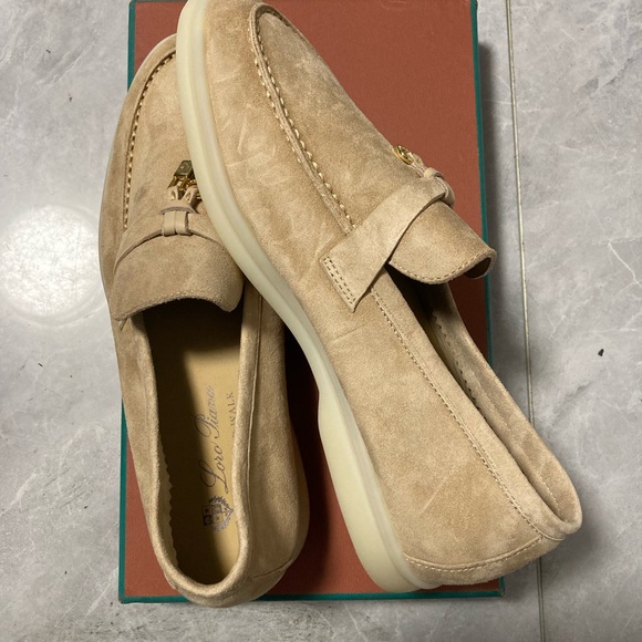 Loafer Suede Tan Shoes - Picture 5 of 6